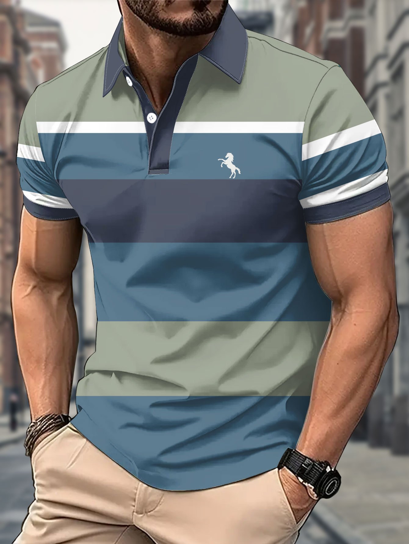 Polo Shirt Pique - 2026 Summer New Men's Polo Shirt