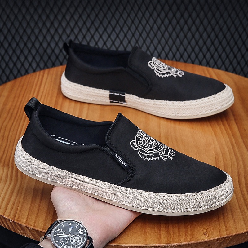 black Breathable shoes for man - Espadrille Slip On incelemesi ve fiyatı