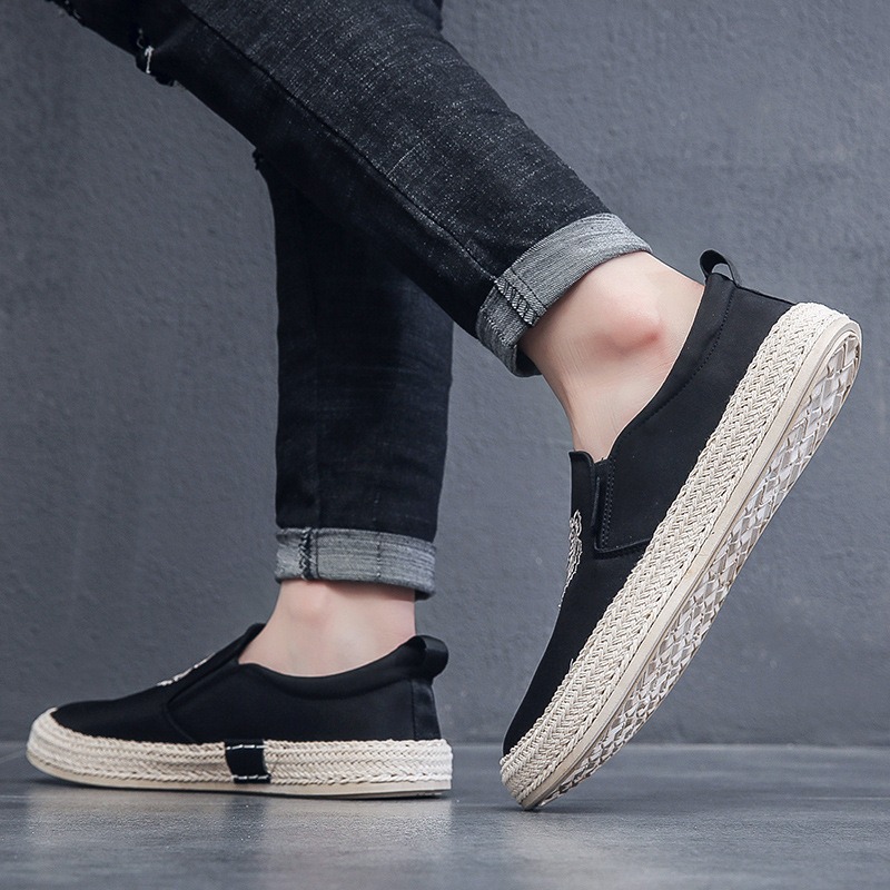 black Breathable shoes for man - Espadrille Slip On incelemesi ve fiyatı