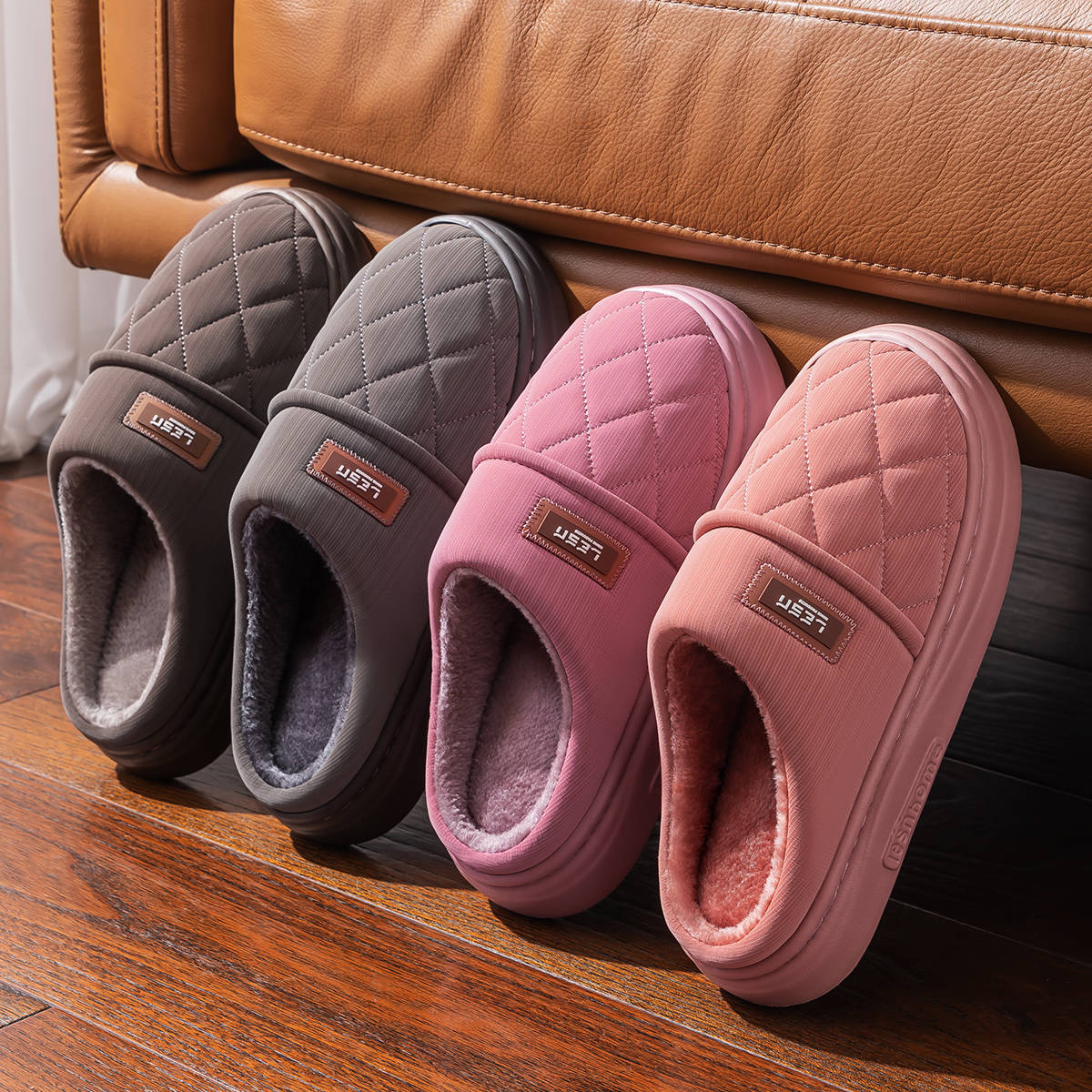 Winter Warm Slipper Women Men  - Flip Flop Leather Men incelemesi ve fiyatı