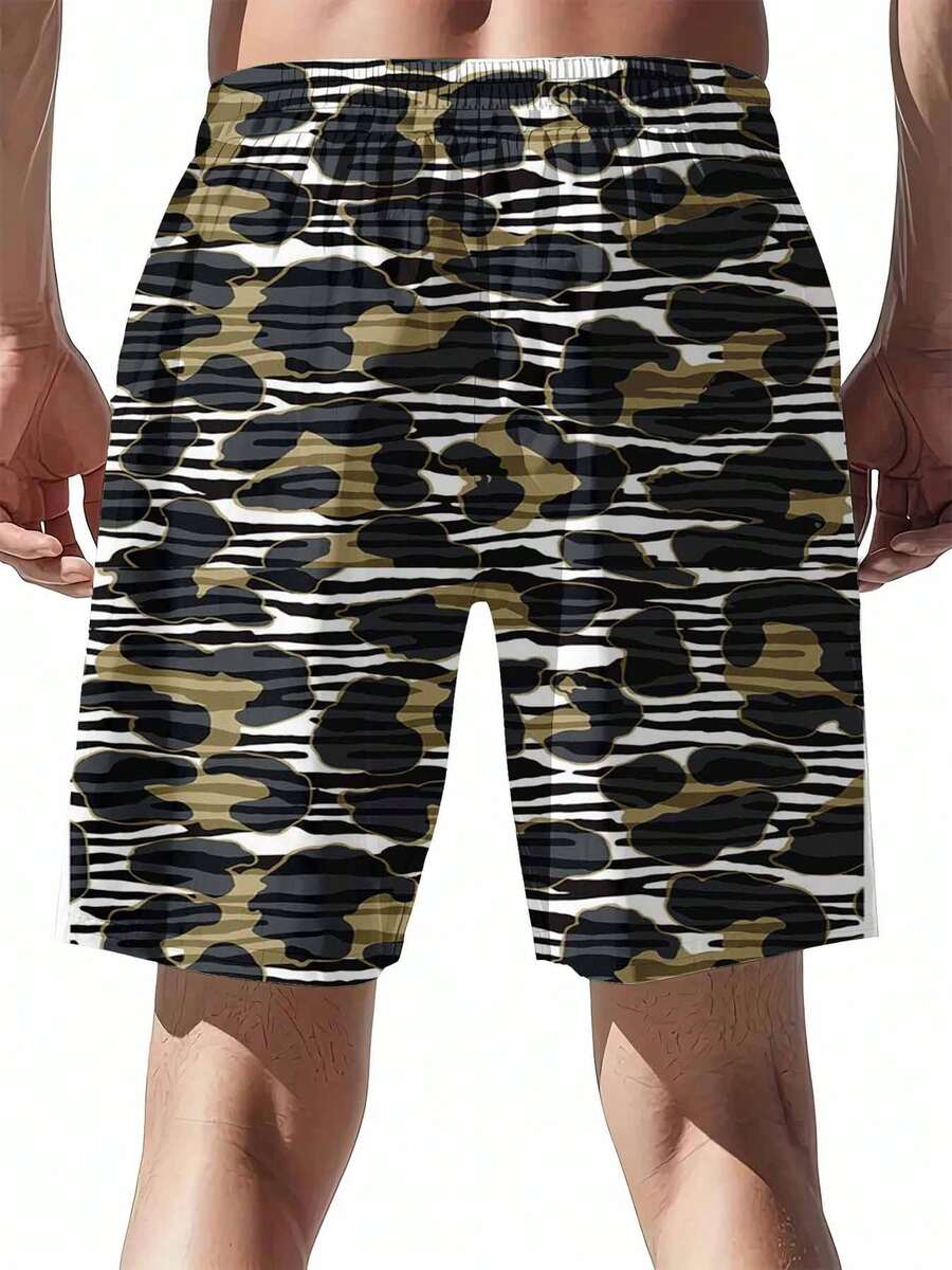 Mens Camouflage Print Swim Tru - Swim Trunk Quick Dry incelemesi ve fiyatı