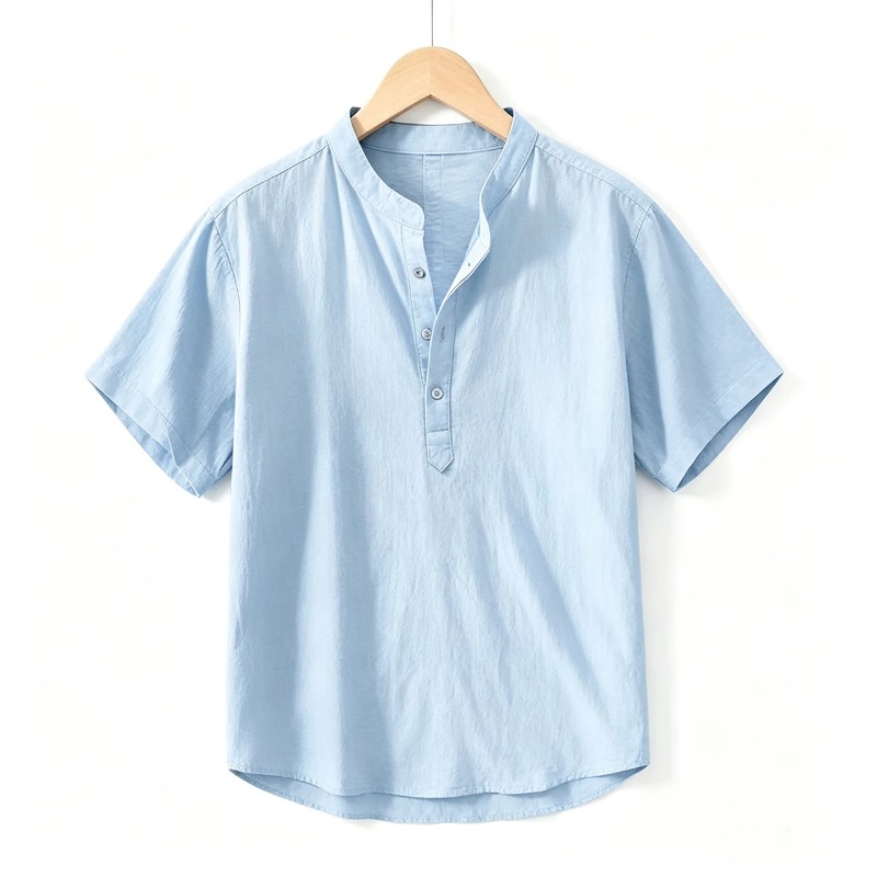 Summer Thin Short-sleeved Shir - Linen Shirt Breathable incelemesi ve fiyatı