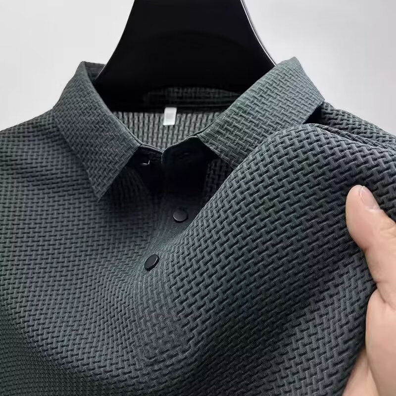 Summer New Men's Lop-up Hollow - Polo Shirt Pique incelemesi ve fiyatı