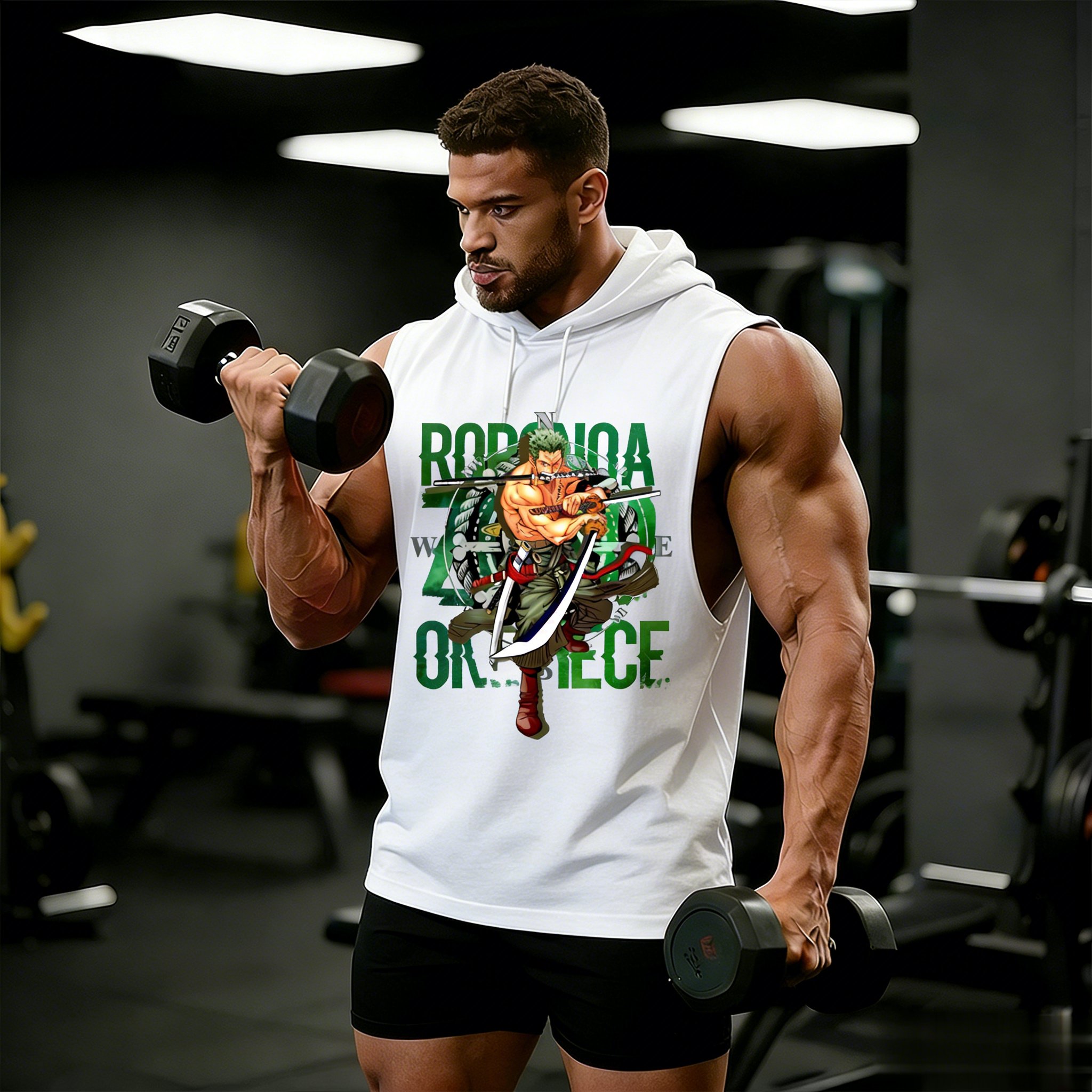 One Piece Zoro Roronoa Anime W - Tank Top Muscle incelemesi ve fiyatı