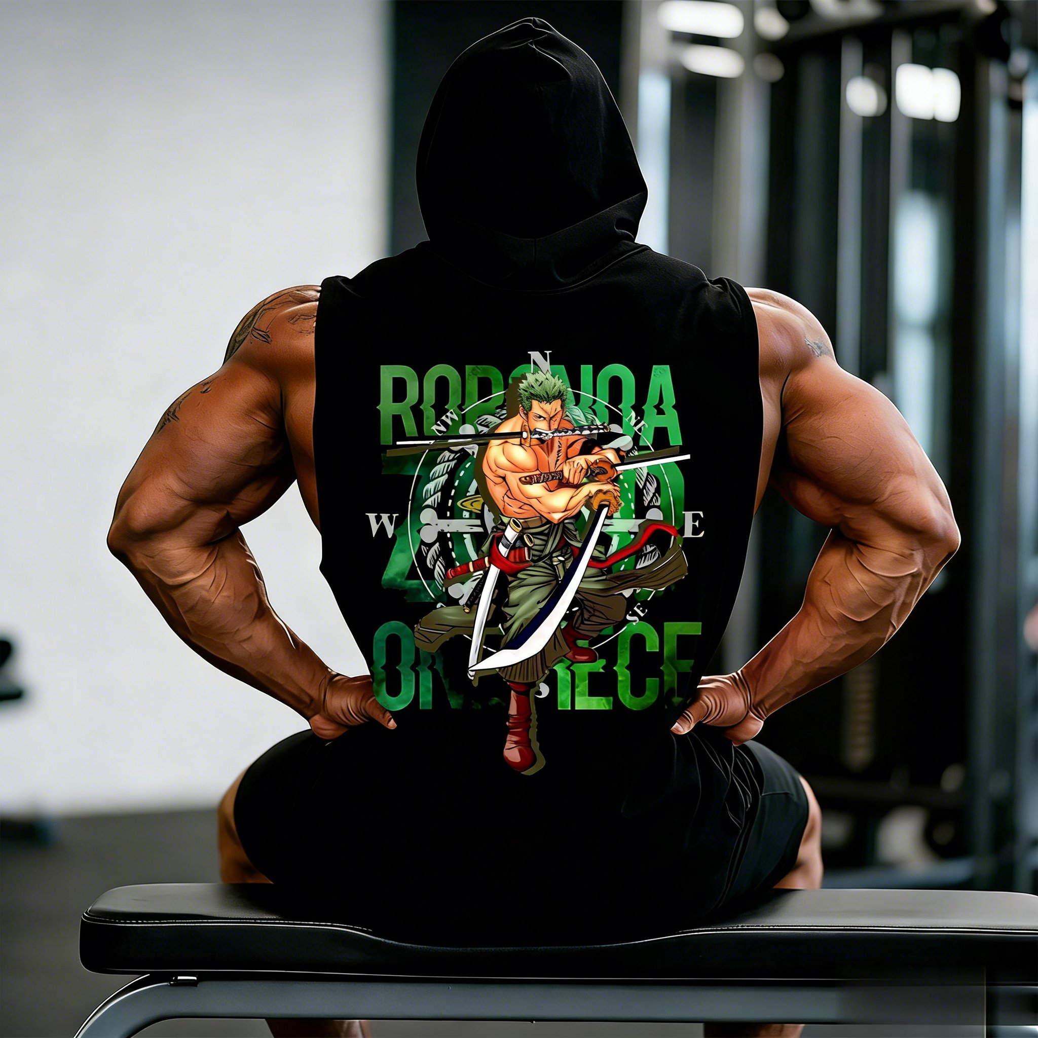 One Piece Zoro Roronoa Anime W - Tank Top Muscle incelemesi ve fiyatı