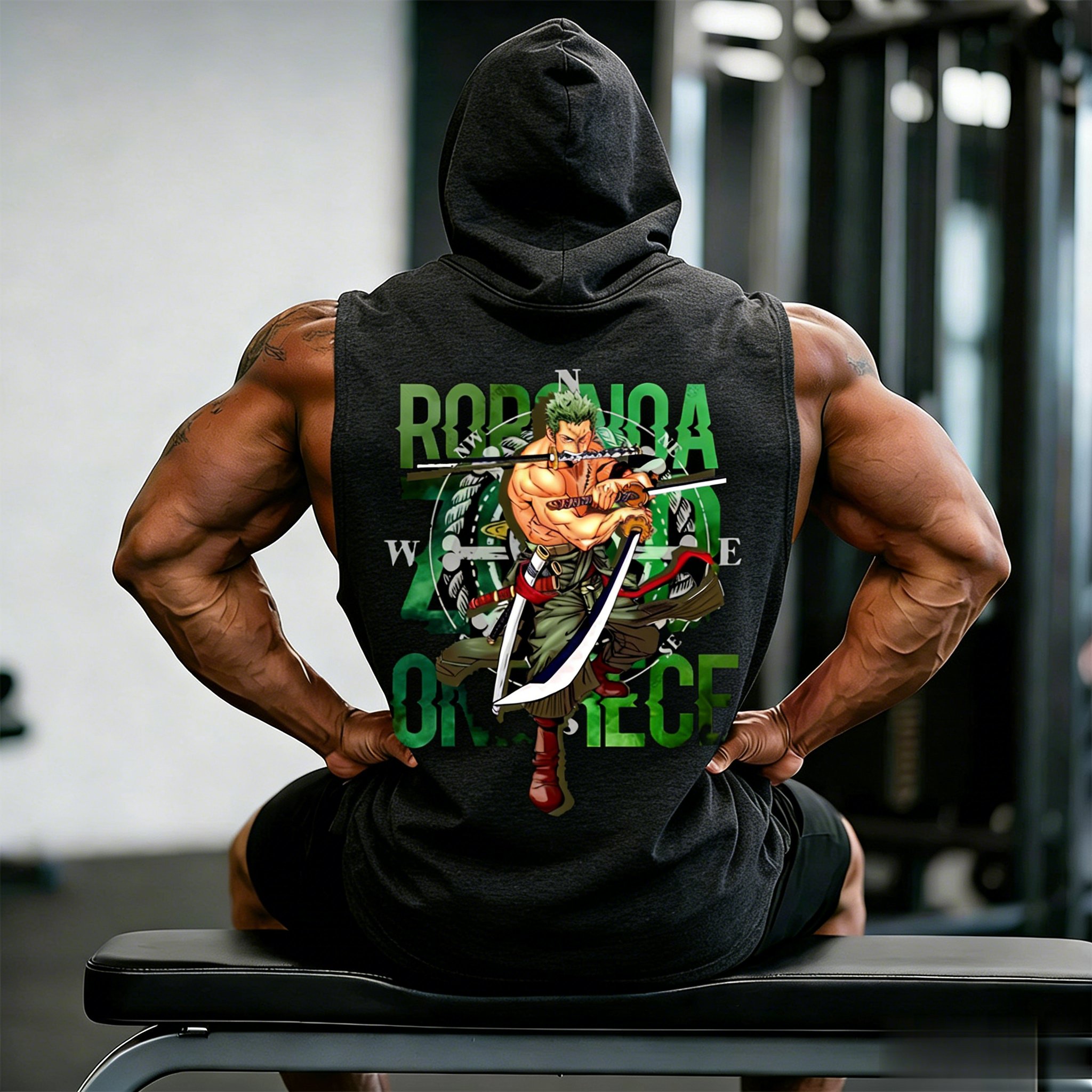 One Piece Zoro Roronoa Anime W - Tank Top Muscle incelemesi ve fiyatı