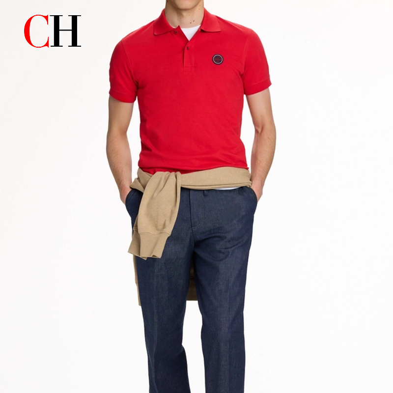 CH Red Accent Circular Rubber  - Polo Shirt Pique incelemesi ve fiyatı