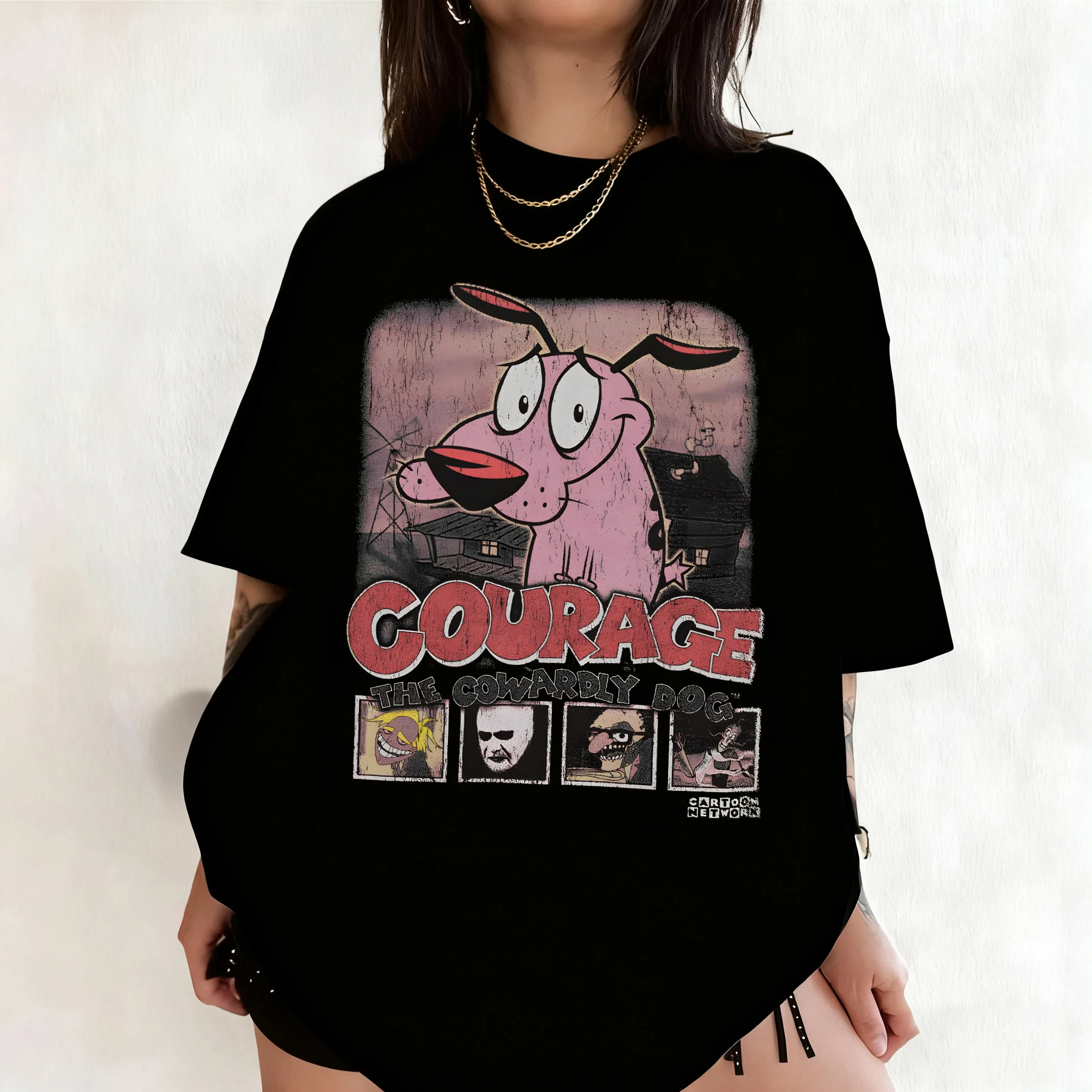 Summer Vintage Courage The Cow - Tee Graphic Print incelemesi ve fiyatı