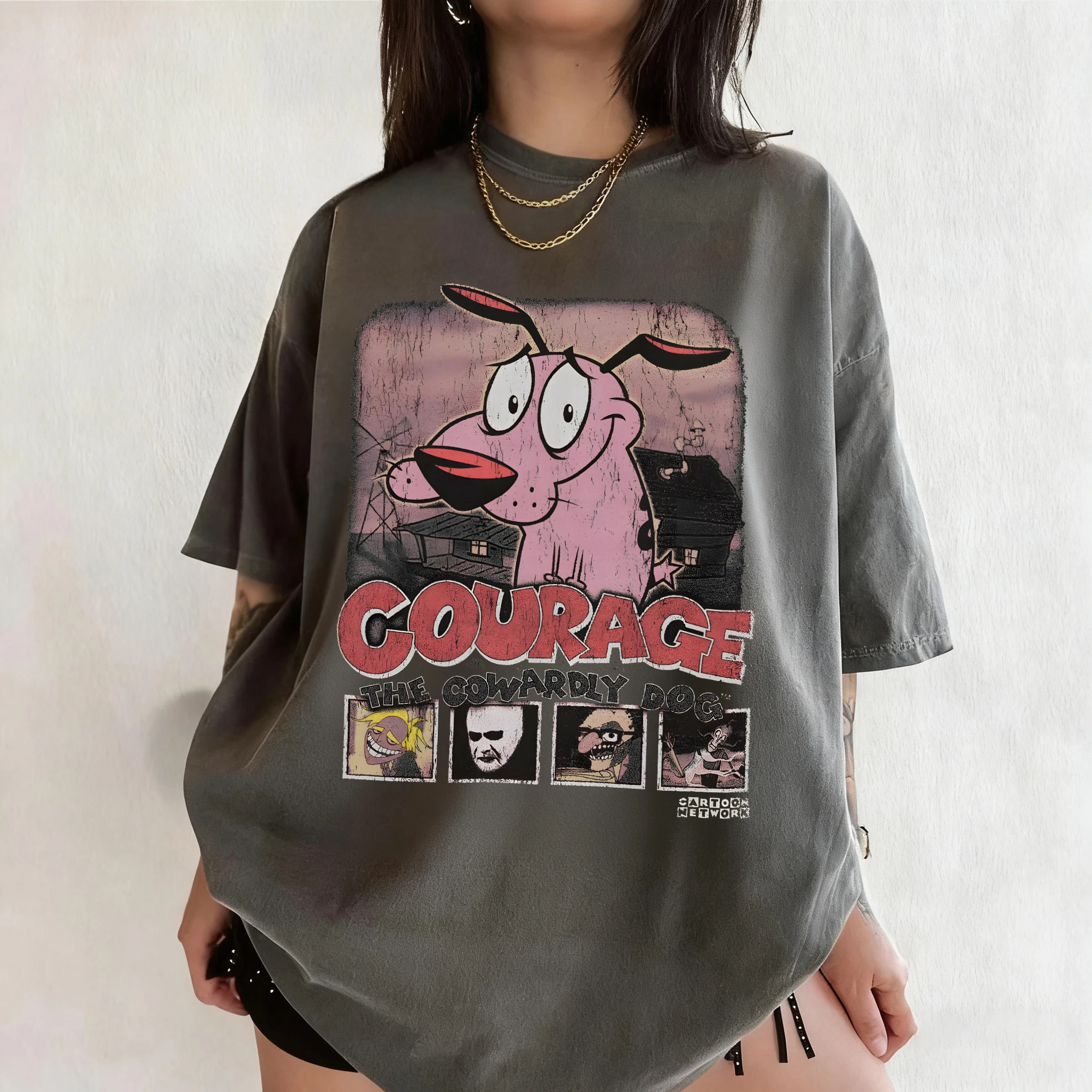 Summer Vintage Courage The Cow - Tee Graphic Print incelemesi ve fiyatı