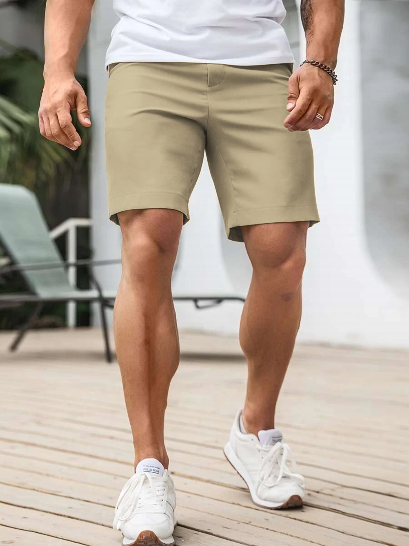 Men's Business Casual Chino Sh - Shorts Chino Slim incelemesi ve fiyatı