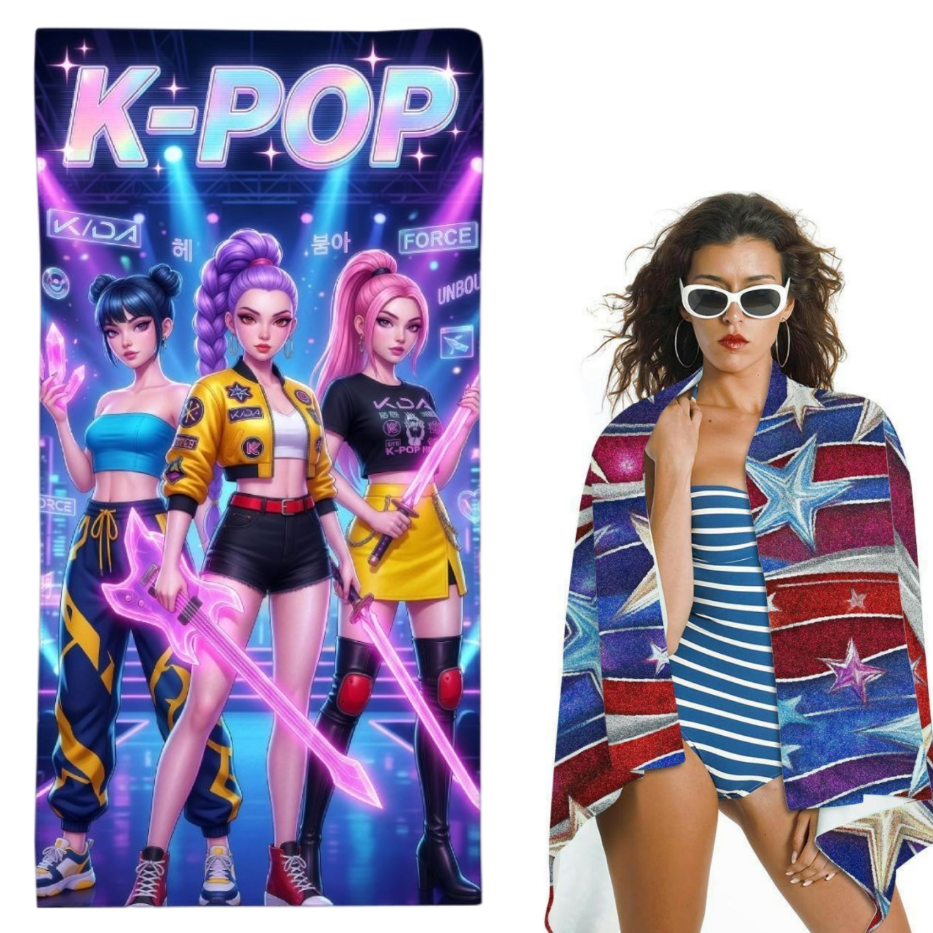 K-Pop Idol Print Large Size Be - Beach Towel Large incelemesi ve fiyatı