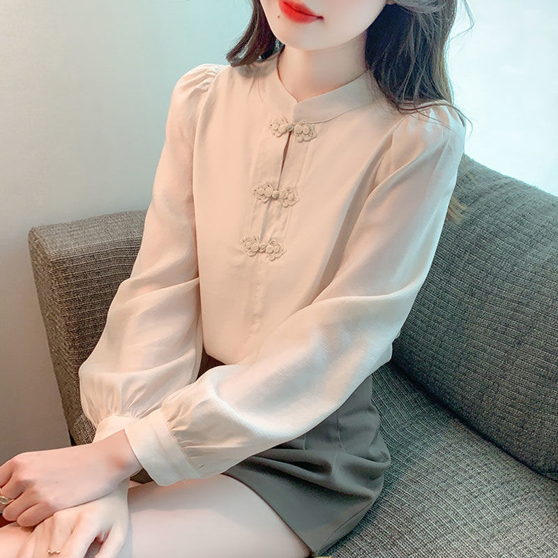 New Chinese Style Stand Up Col - Shirt Camp Collar incelemesi ve fiyatı