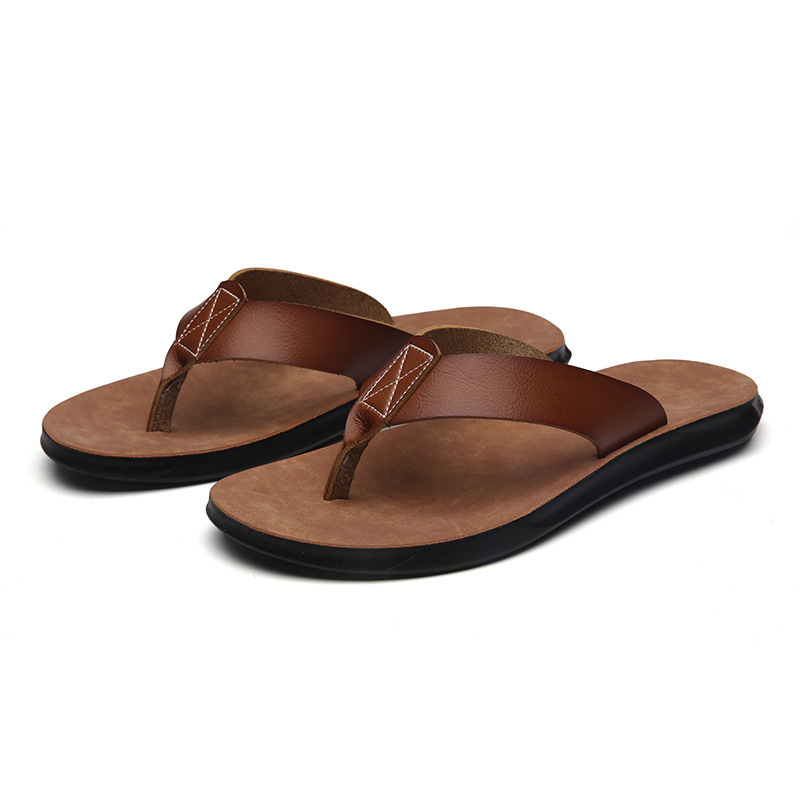 38-47 New Italian Leather Flip - Flip Flop Leather Men incelemesi ve fiyatı