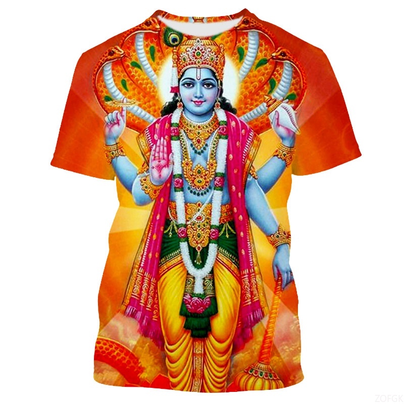 Summer Fashion Indian Deities  - Tee Graphic Print incelemesi ve fiyatı