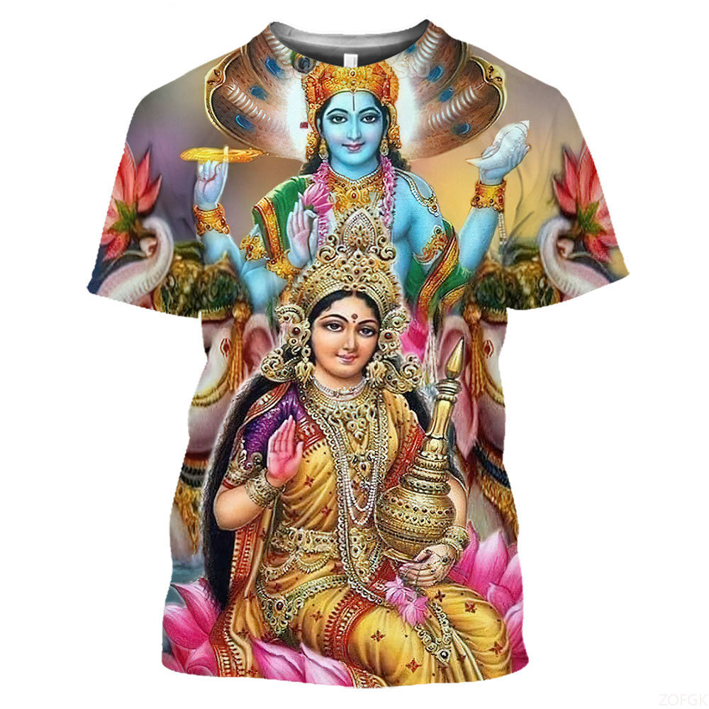 Summer Fashion Indian Deities  - Tee Graphic Print incelemesi ve fiyatı