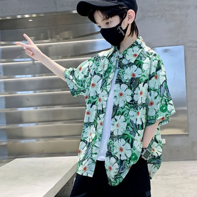 Boys' Floral Shirt Summer Set  - Resort Shirt Floral incelemesi ve fiyatı