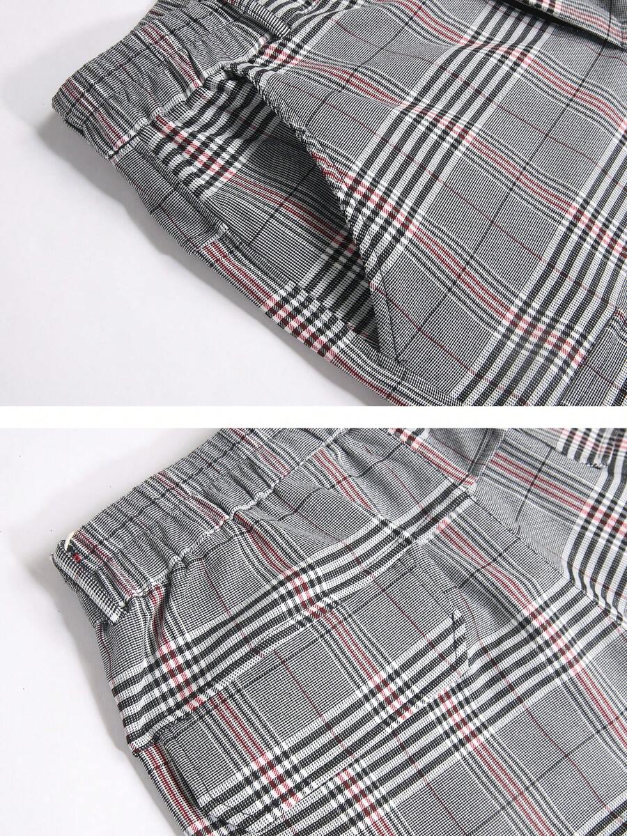 Mens Slim Fit Stretch Plaid Dr - Shorts Chino Slim incelemesi ve fiyatı