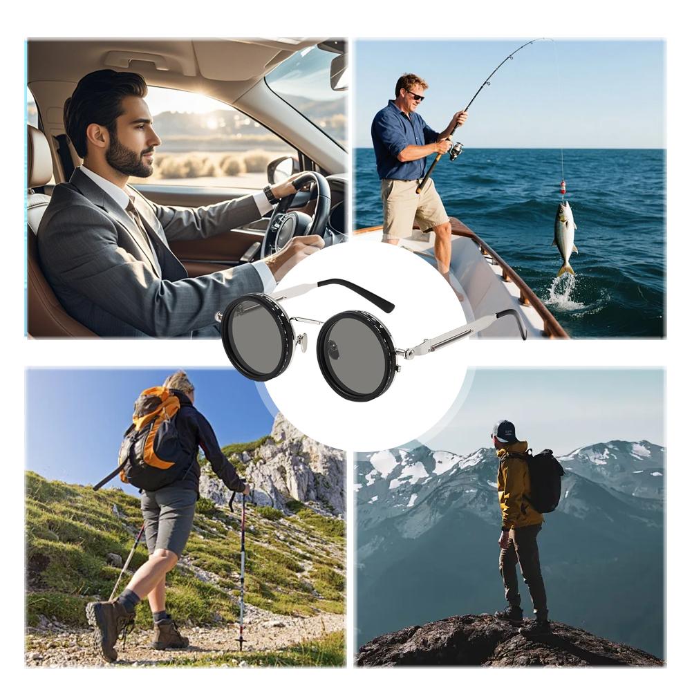 Adjustable ND Polarized Sungla - Sunglasses Aviator Polarized incelemesi ve fiyatı