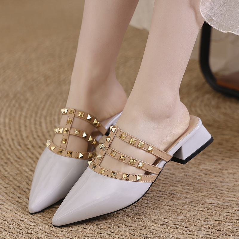 Patent Leather Pointed Toe Hal - Casual Sandal Leather incelemesi ve fiyatı