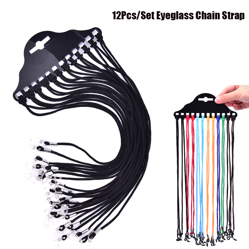 12Pcs/Set Multicolor Sunglasse - Sunglass Retainer Cord incelemesi ve fiyatı
