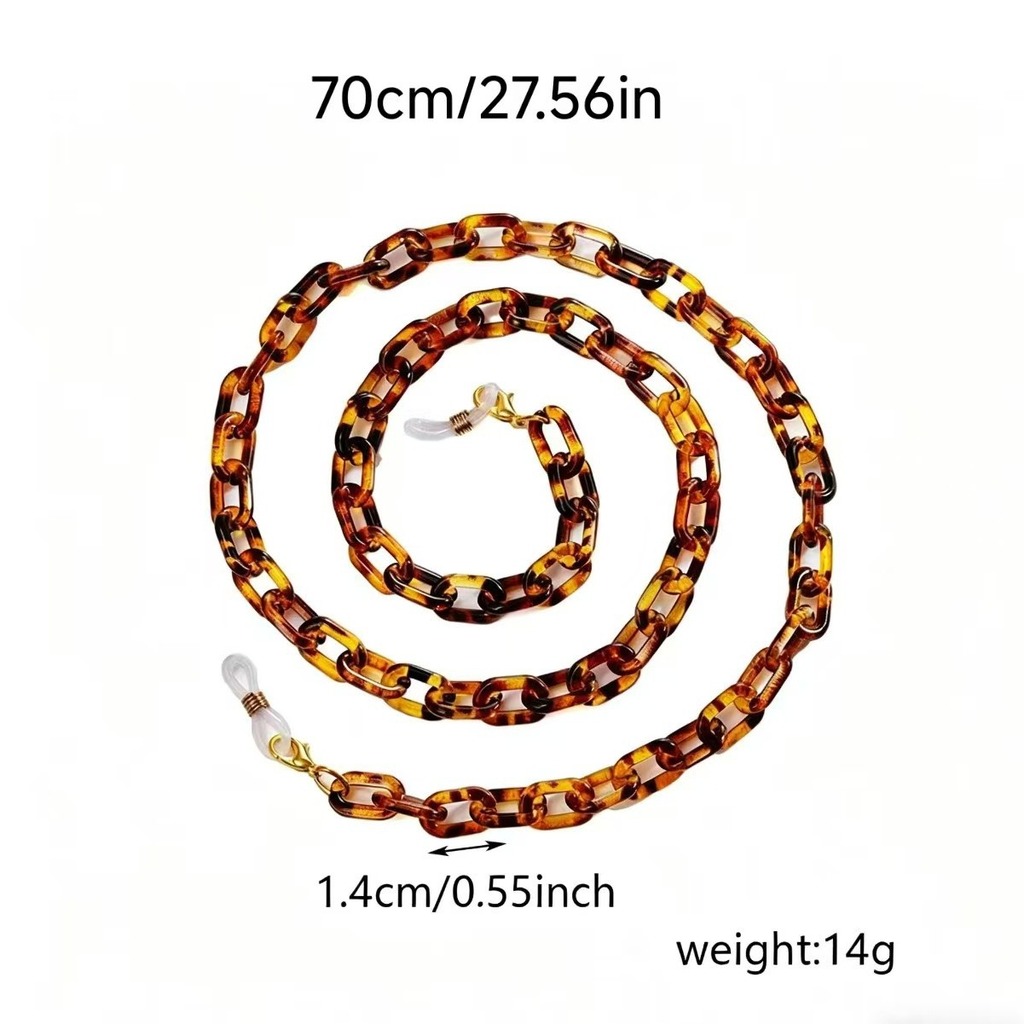 KLASSNUM Multicolor Brown Acry - Sunglass Retainer Cord incelemesi ve fiyatı