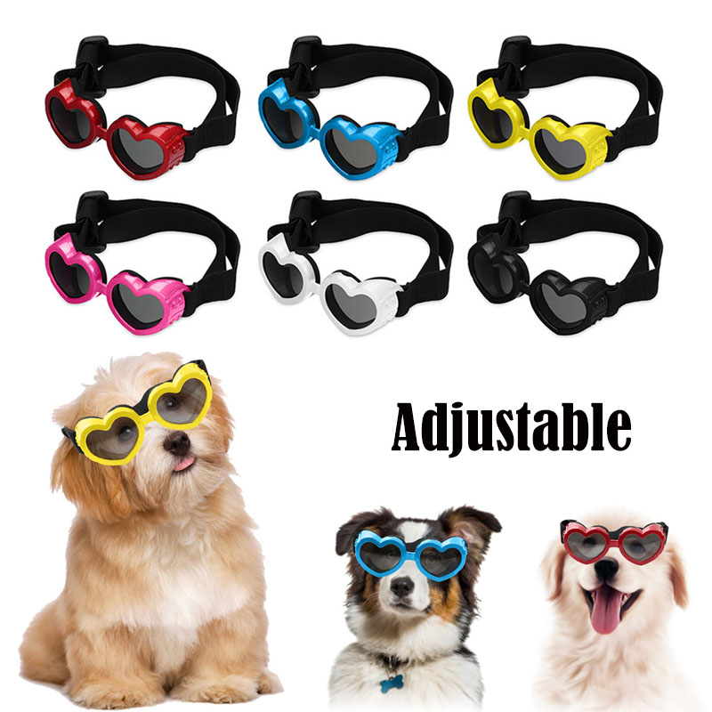 1 PC Heart-shaped Small Dog Su - Sunglass Retainer Cord incelemesi ve fiyatı