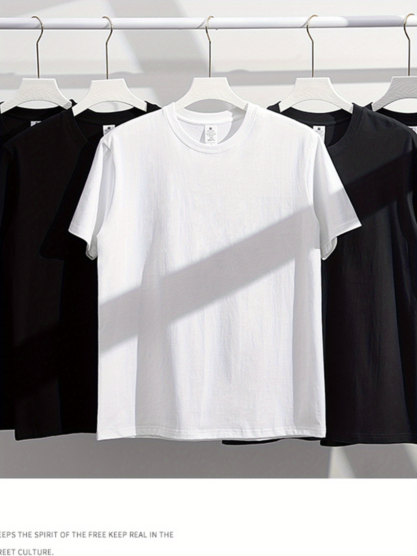 Men's Cotton T-Shirt Soft Brea - Linen Shirt Breathable incelemesi ve fiyatı