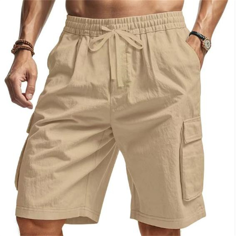 New Multi-Pocket sweatpants Me - Short Linen Drawstring incelemesi ve fiyatı