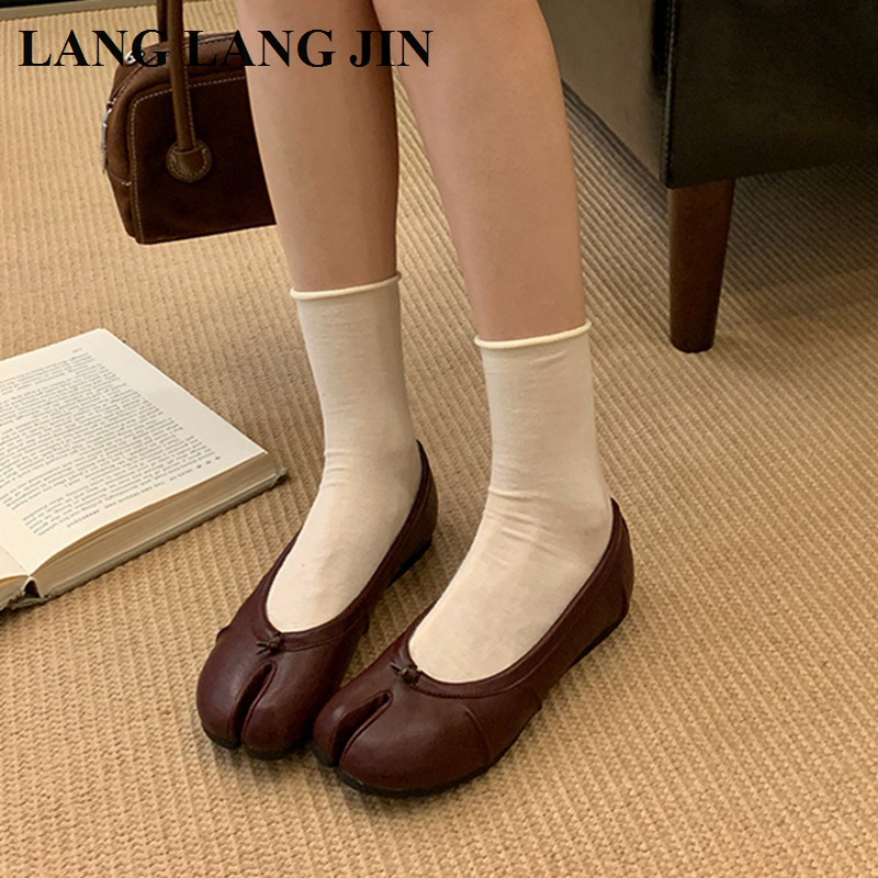 Spring Split Toe Women Ballet  - Espadrille Slip On incelemesi ve fiyatı