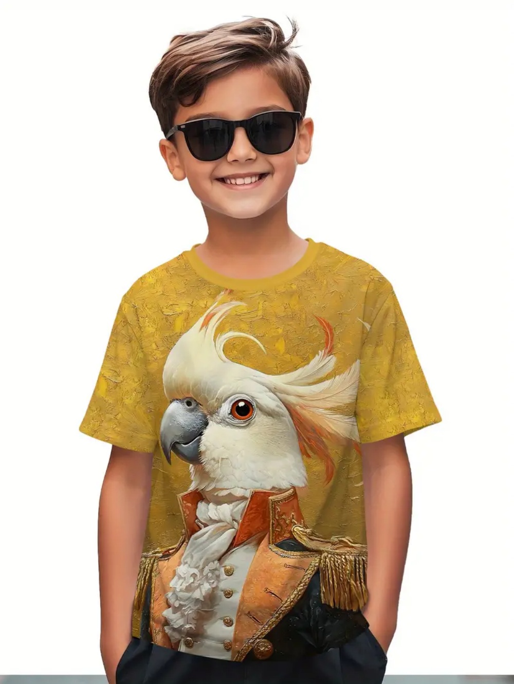 Kids' Tropical Macaw Parrots B - Tee Graphic Print incelemesi ve fiyatı