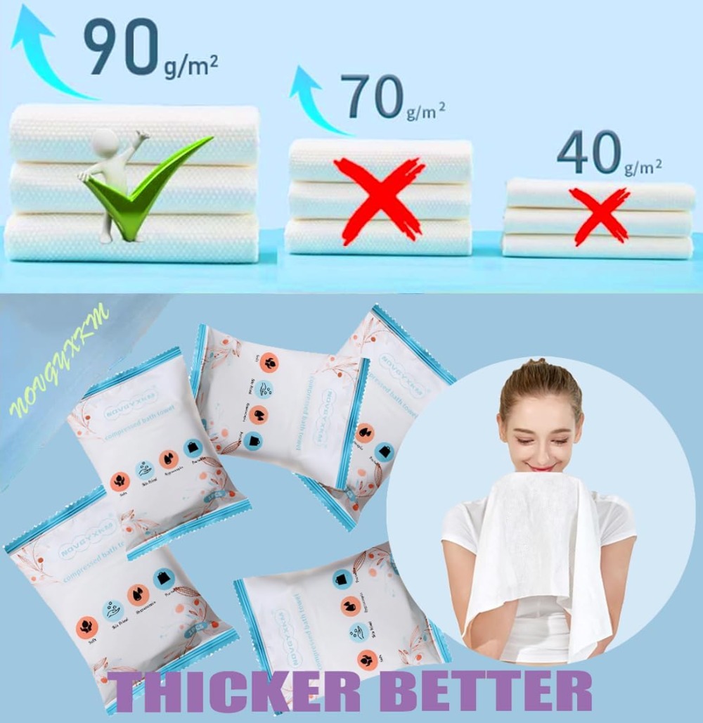 6 Packs Large Compressed Towel - Beach Towel Large incelemesi ve fiyatı