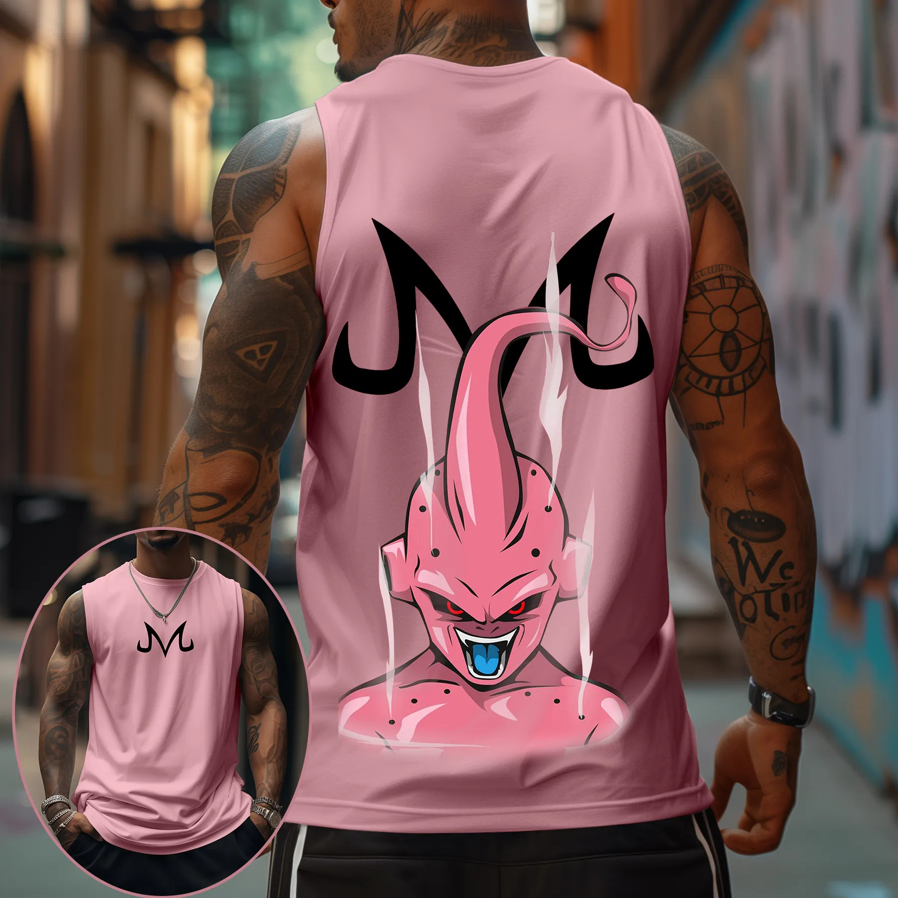 Majin Buu Dragon Ball Anime Pr - Tank Top Muscle incelemesi ve fiyatı