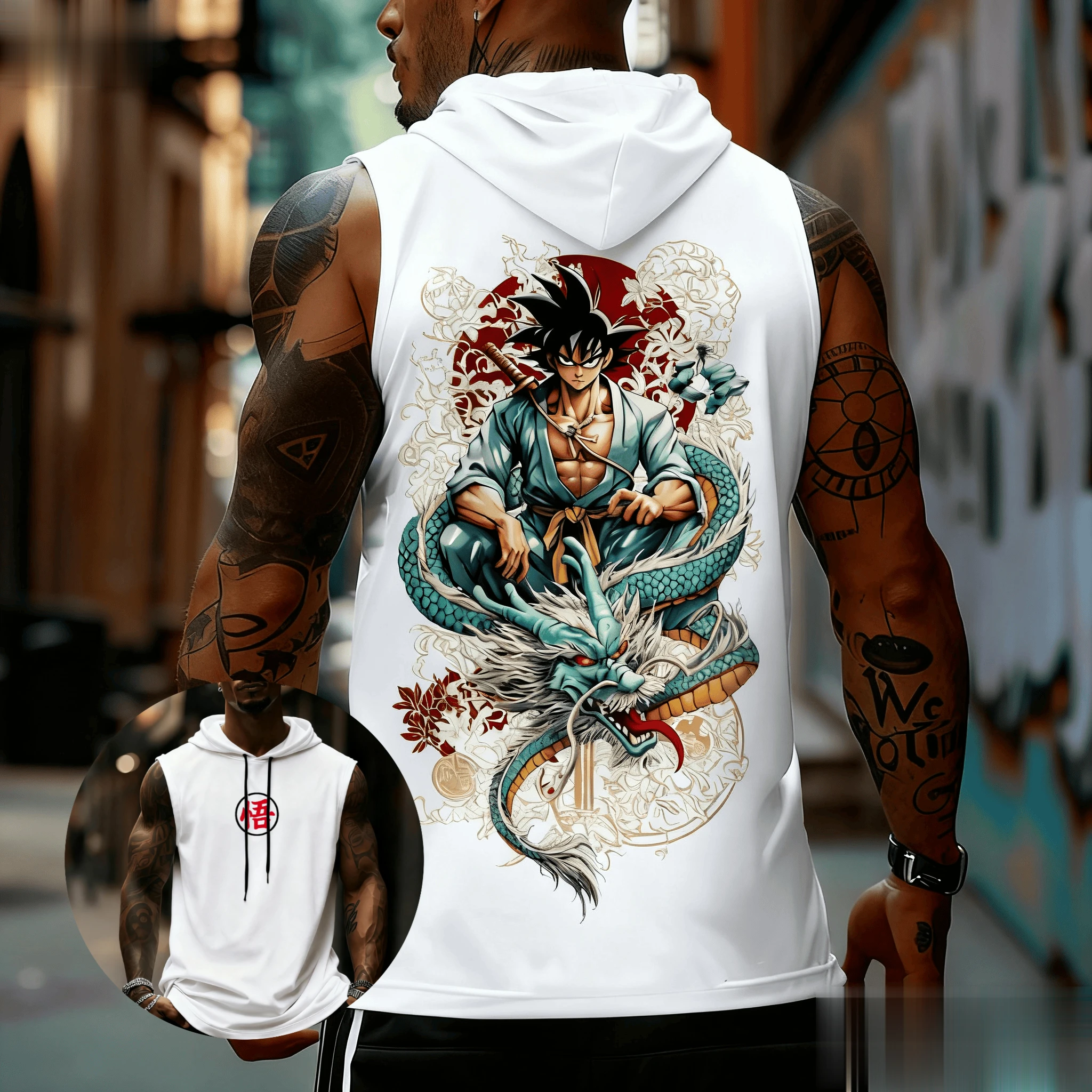 Dragon Ball Goku Anime Men Tan - Tank Top Muscle incelemesi ve fiyatı