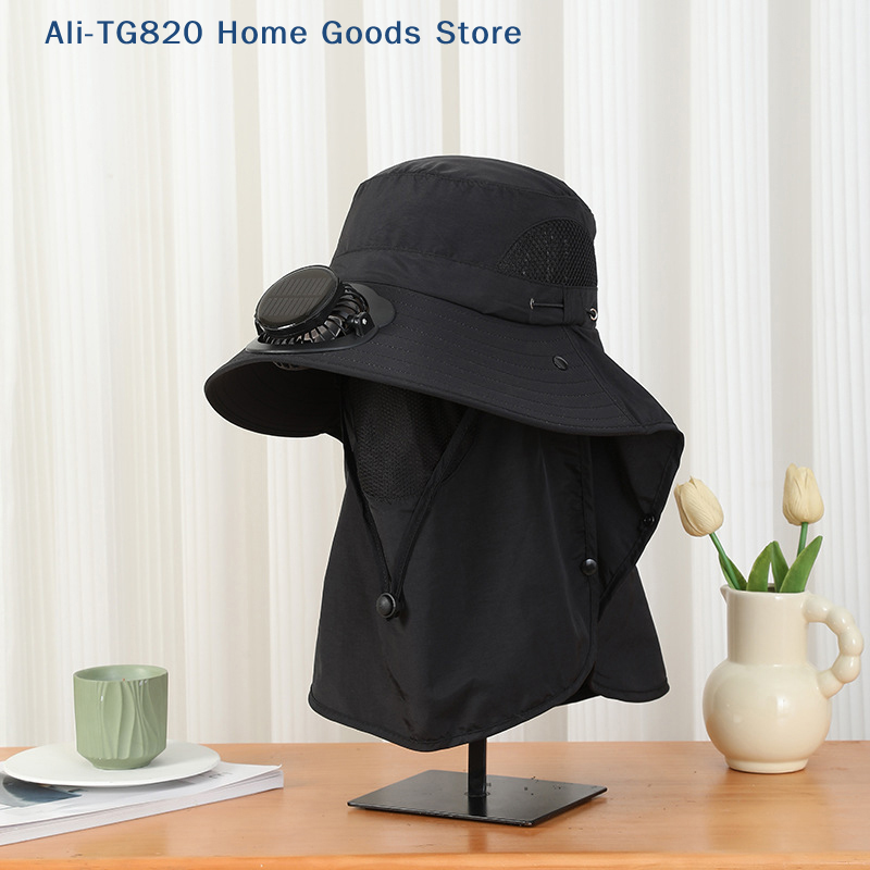 [TG820]Men Fan Hat With Solar  - Bucket Hat Straw incelemesi ve fiyatı