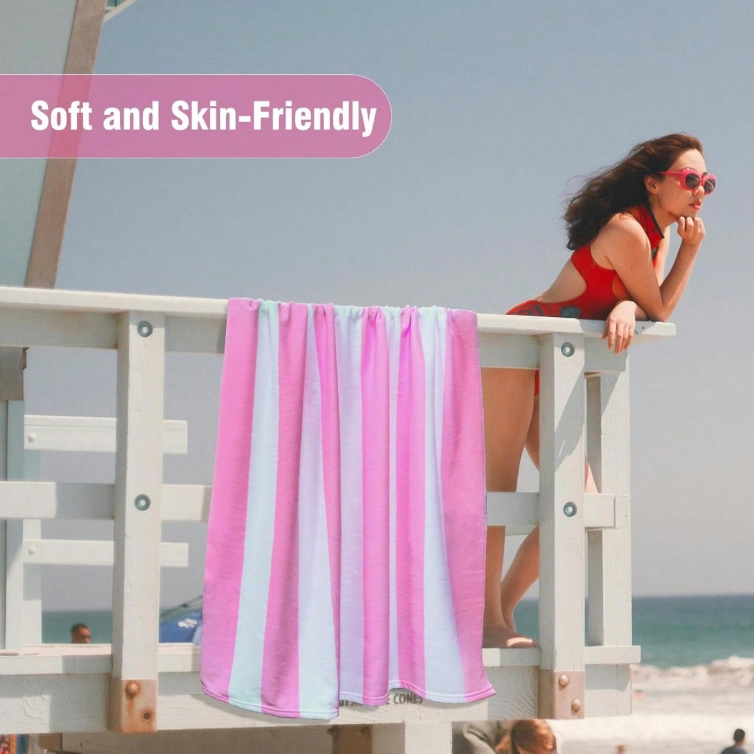 1 PC Large Oversized Beach Tow - Beach Towel Large incelemesi ve fiyatı