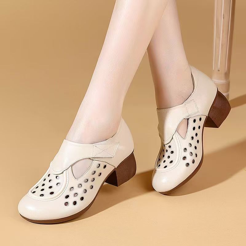 Women's Summer New Leather Hol - Casual Sandal Leather incelemesi ve fiyatı
