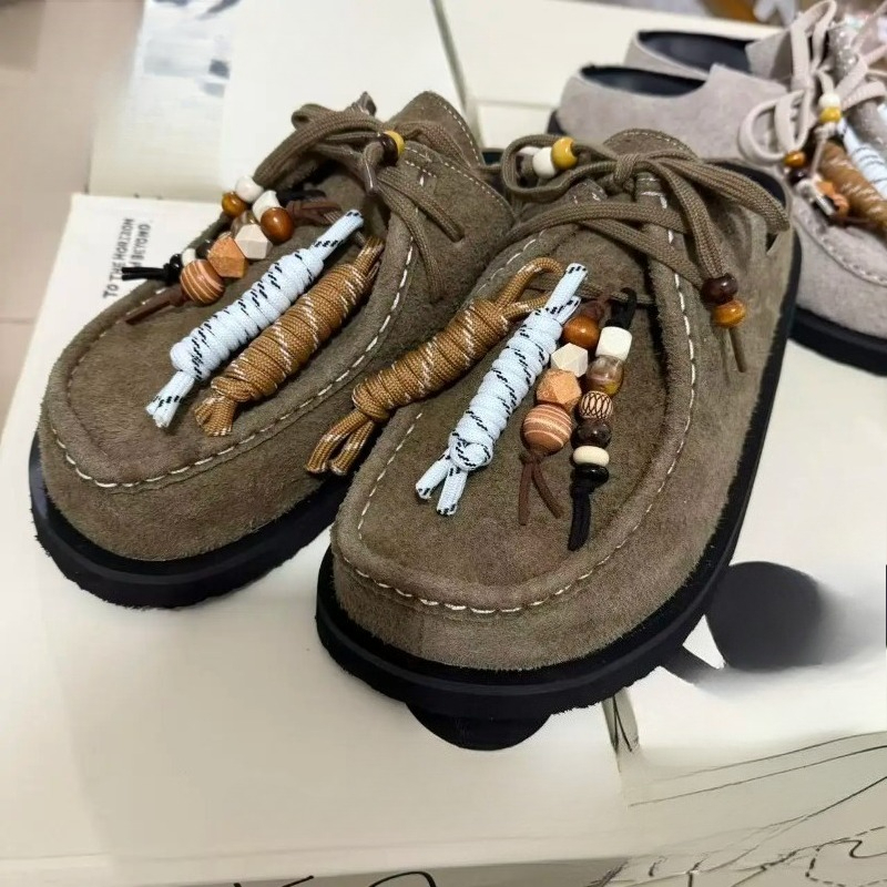 Women Men Clogs Cow Suede Leat - Flip Flop Leather Men incelemesi ve fiyatı