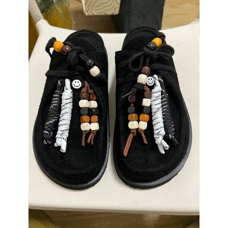 Women Men Clogs Cow Suede Leat - Flip Flop Leather Men incelemesi ve fiyatı