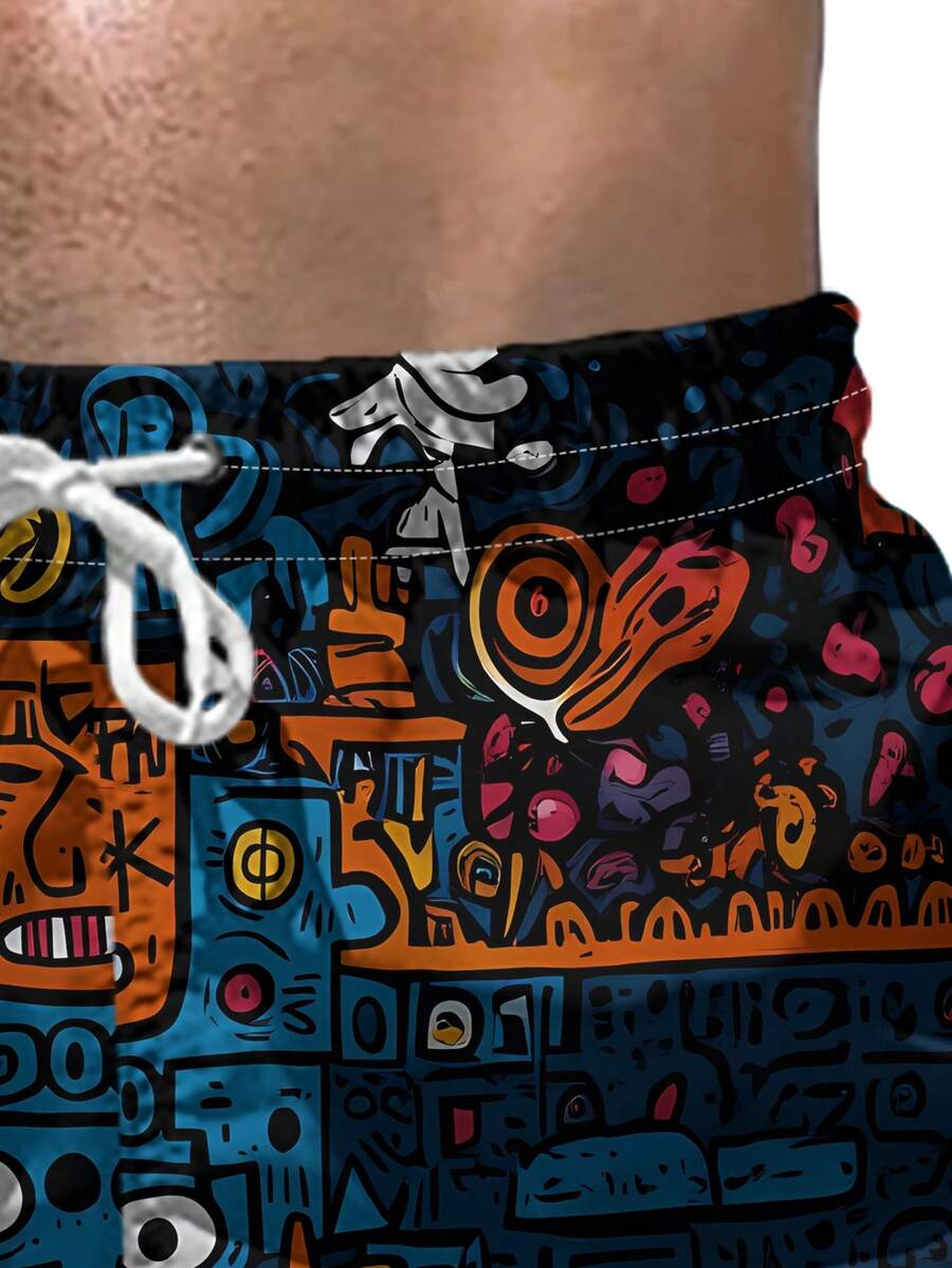 Mens Beach Shorts 3D Digital P - Swim Trunk Quick Dry incelemesi ve fiyatı