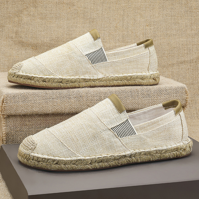 2025New Men Linen Casual Shoes - Espadrille Slip On incelemesi ve fiyatı