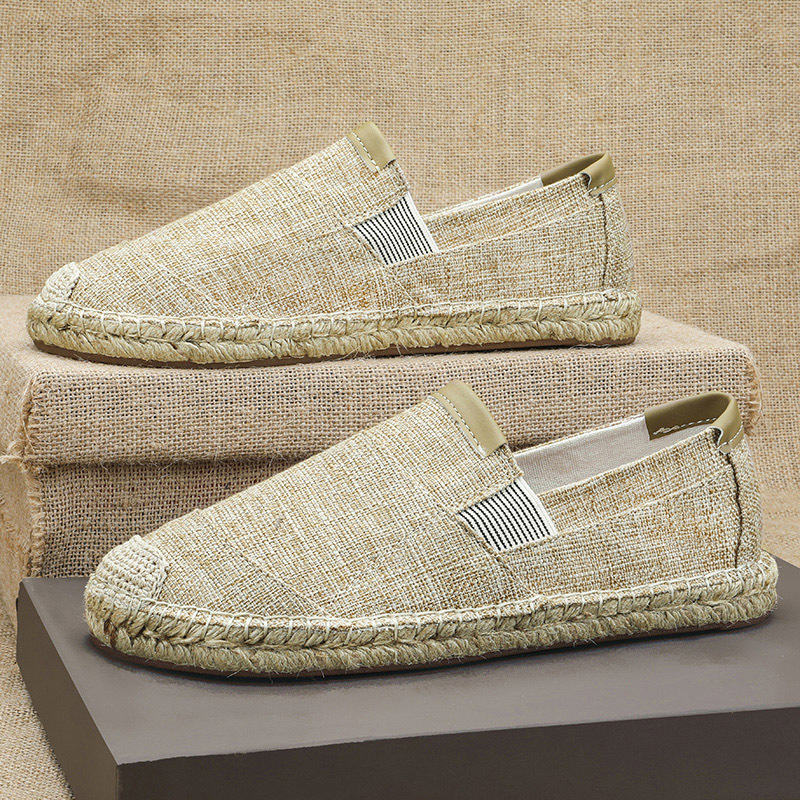 2025New Men Linen Casual Shoes - Espadrille Slip On incelemesi ve fiyatı