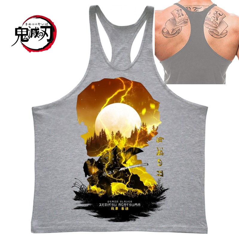 (Demon Slayer) GYM Mens Tank T - Tank Top Muscle incelemesi ve fiyatı