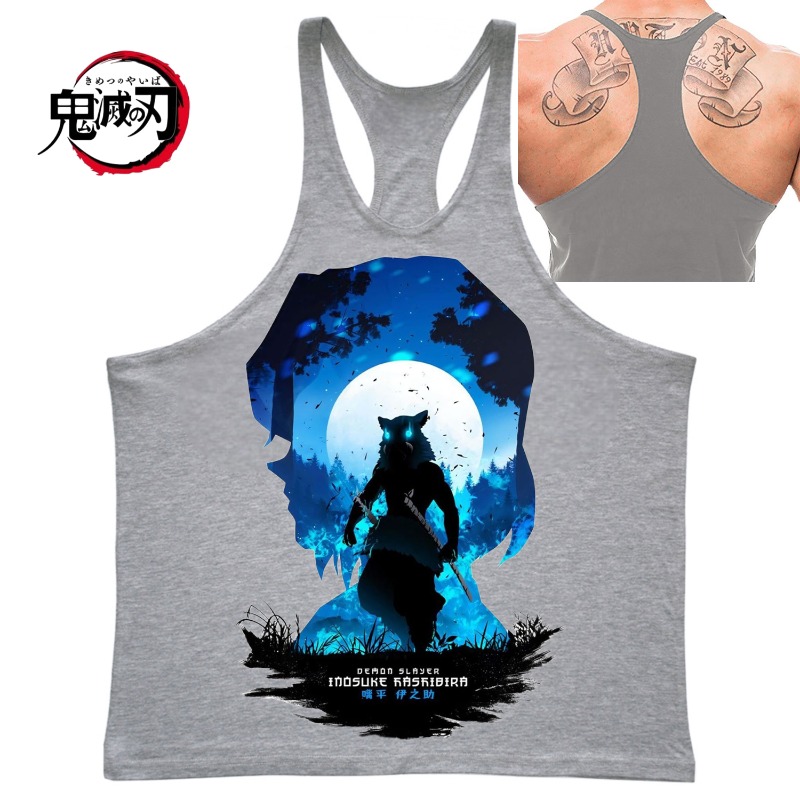 (Demon Slayer) GYM Mens Tank T - Tank Top Muscle incelemesi ve fiyatı