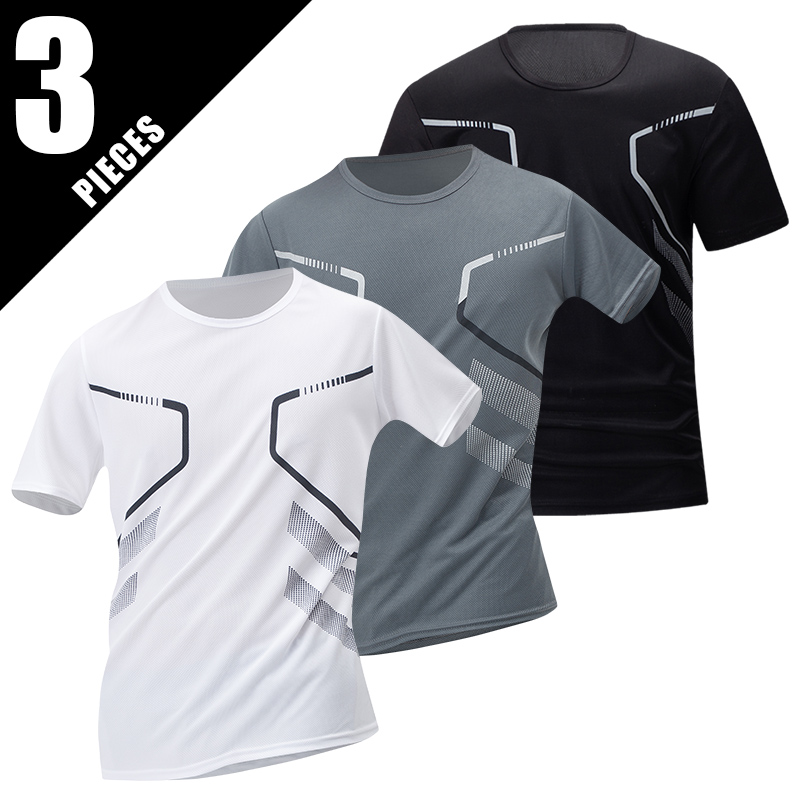 1/3/4 Pieces Summer Men's Prin - Polo Shirt Pique incelemesi ve fiyatı