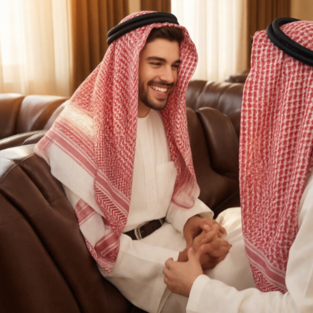 Arab Sheikh Costume Set, Saudi - Sunglass Retainer Cord incelemesi ve fiyatı