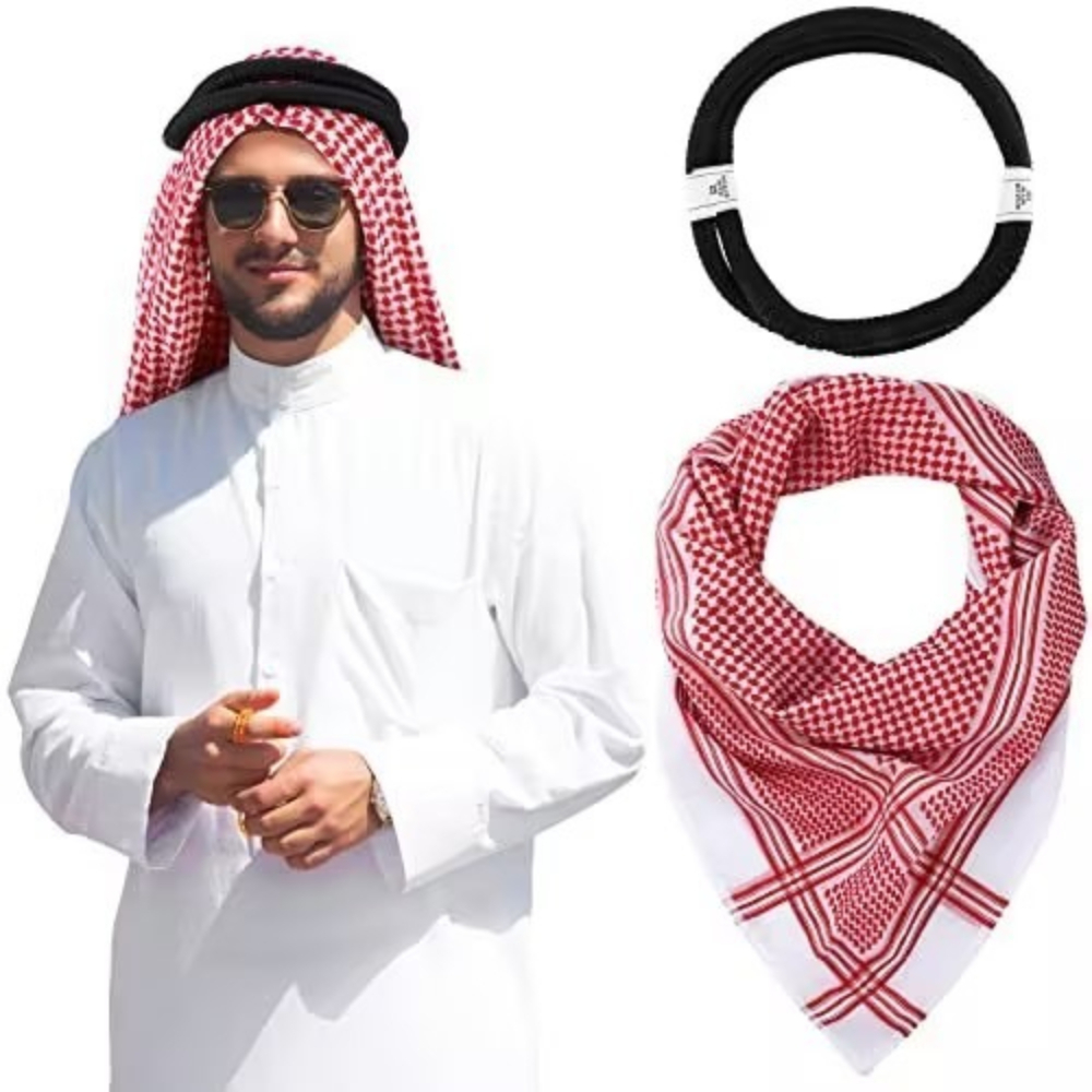 Arab Sheikh Costume Set, Saudi - Sunglass Retainer Cord incelemesi ve fiyatı