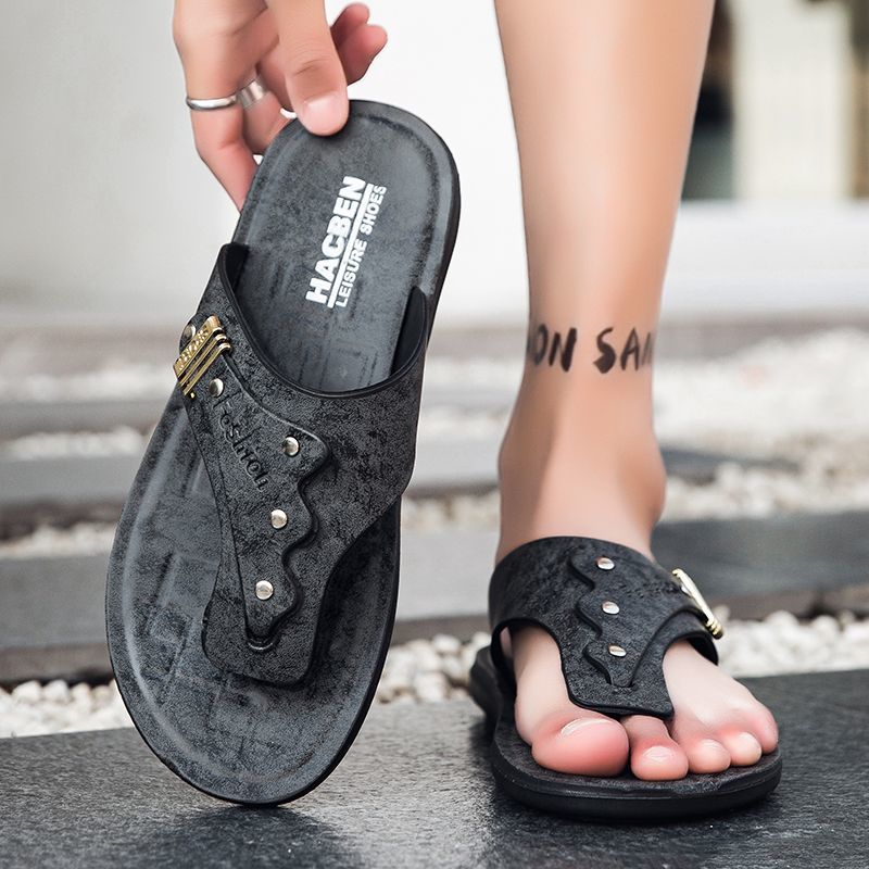 2026 New Men's Flip Flops Genu - Flip Flop Leather Men incelemesi ve fiyatı
