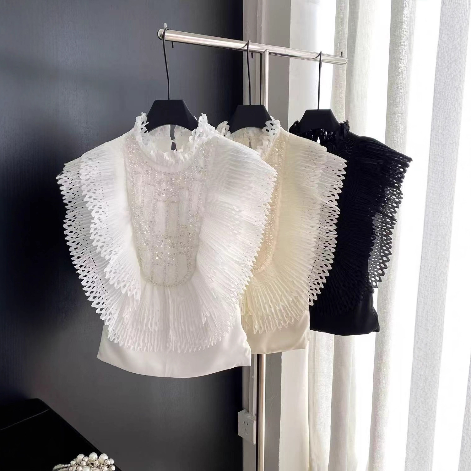 Top Blouse Women Sleeveless Ru - Shirt Camp Collar incelemesi ve fiyatı
