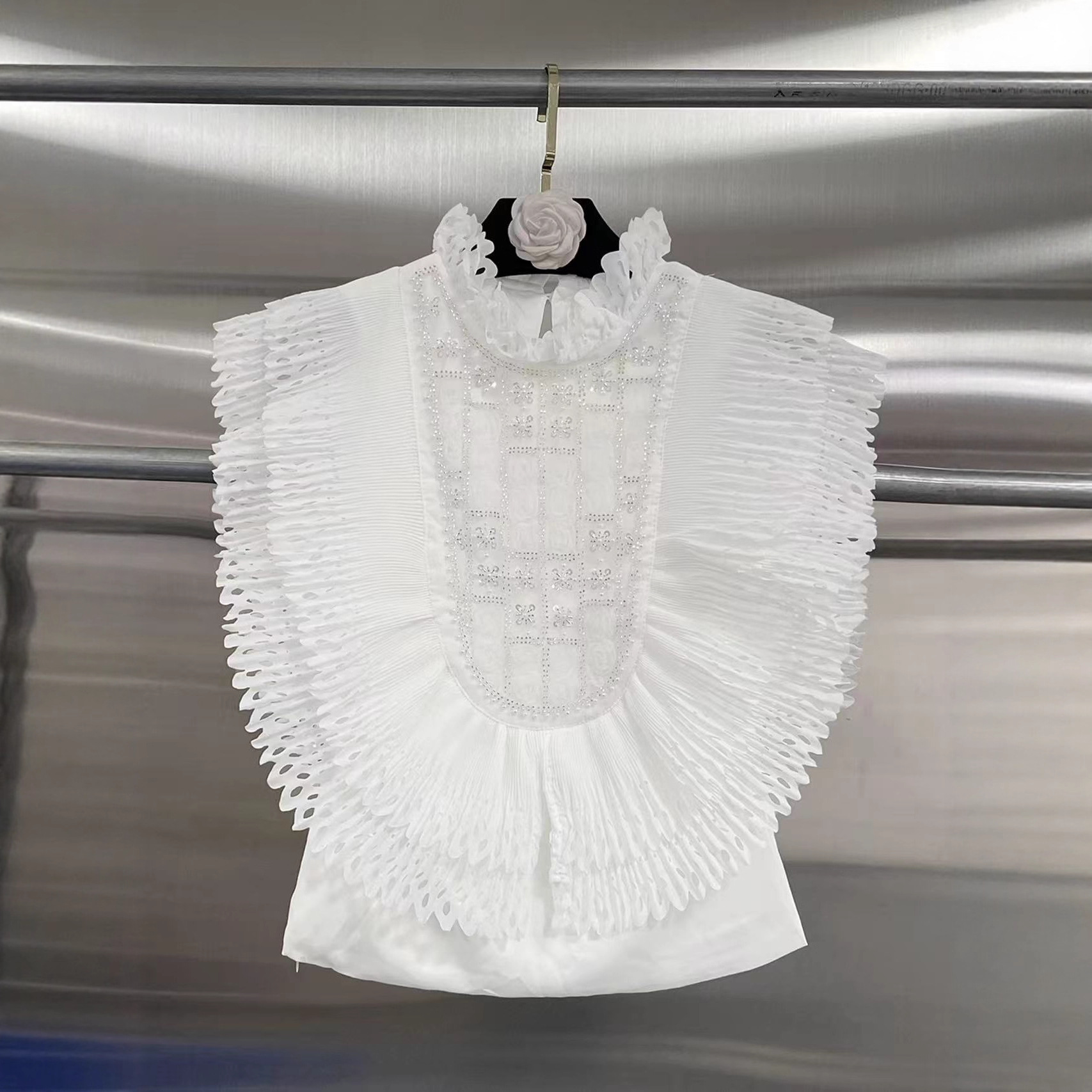 Top Blouse Women Sleeveless Ru - Shirt Camp Collar incelemesi ve fiyatı