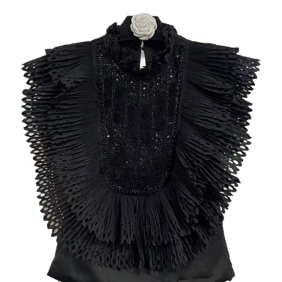 Top Blouse Women Sleeveless Ru - Shirt Camp Collar incelemesi ve fiyatı